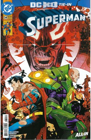 Superman (6th Series) 34A published by DC with cover art by Dan Mora