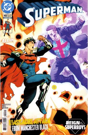 Superman (6th Series) 40A published by DC with cover art by Dan Mora
