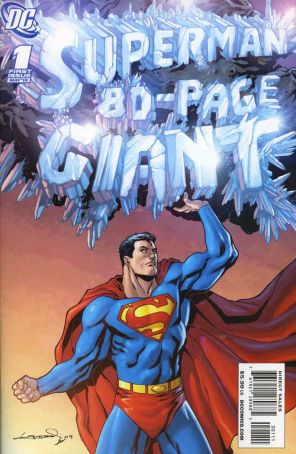 Superman 80-Page Giant 1 published by DC with cover art by Aaron Lopresti