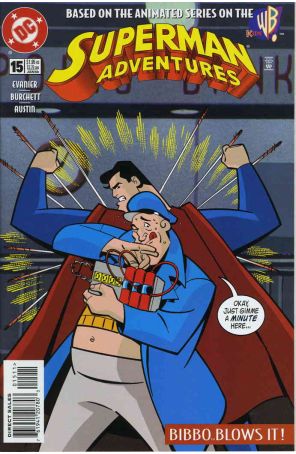 Superman Adventures 15 published by DC with cover art by Rick Burchett