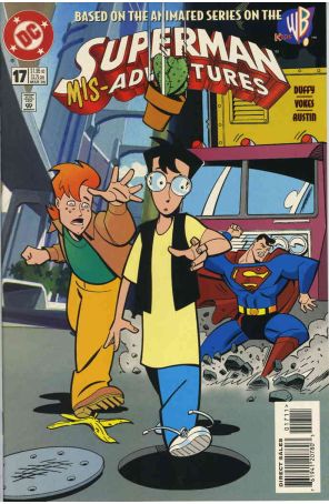 Superman Adventures 17 published by DC with cover art by Rick Burchett