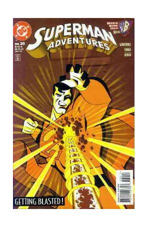 Superman Adventures 20 published by DC with cover art by Rick Burchett