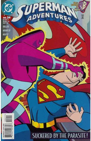 Superman Adventures 24 published by DC with cover art by Rick Burchett