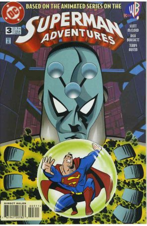 Superman Adventures 3 published by DC with cover art by Rick Burchett