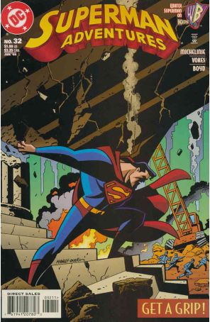 Superman Adventures 32 published by DC with cover art by Mike Manley