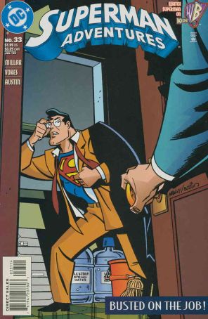 Superman Adventures 33 published by DC with cover art by Mike Manley