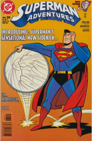 Superman Adventures 38 published by DC with cover art by Mike Manley