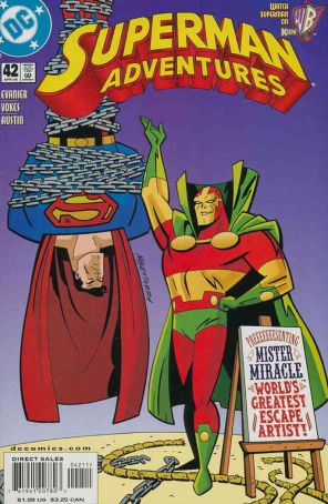 Superman Adventures 42 published by DC with cover art by Mike Manley
