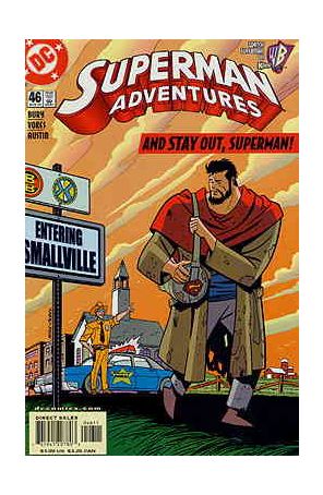 Superman Adventures 46 published by DC with cover art by Mike Manley