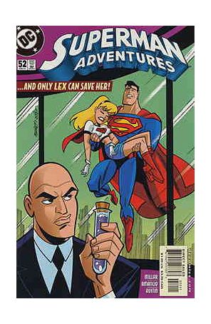 Superman Adventures 52 published by DC with cover art by Mike Manley