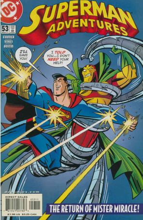 Superman Adventures 53 published by DC with cover art by Mike Manley