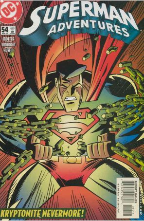 Superman Adventures 54 published by DC with cover art by Mike Manley