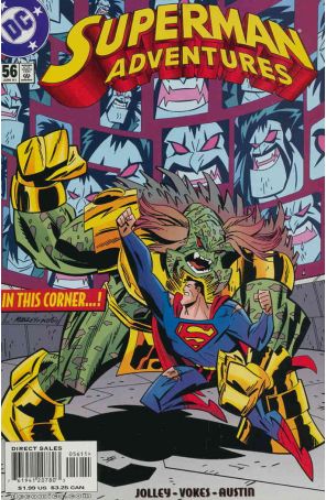 Superman Adventures 56 published by DC with cover art by Mike Manley