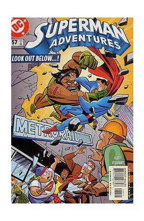 Superman Adventures 57 published by DC with cover art by Mike Manley