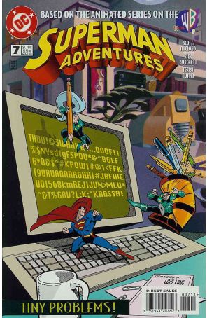 Superman Adventures 7 published by DC with cover art by Rick Burchett