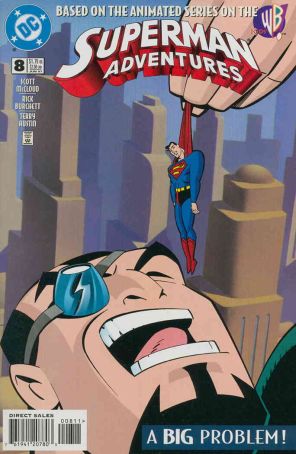 Superman Adventures 8 published by DC with cover art by Rick Burchett