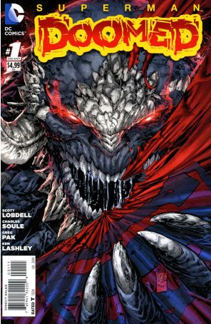 Superman Doomed 1 published by DC with cover art by Ken Lashley
