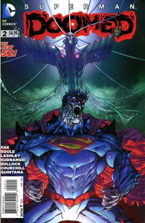 Superman Doomed 2 published by DC with cover art by Guillem March