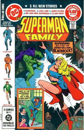 The Superman Family 212 published by DC with cover art by Ross Andru