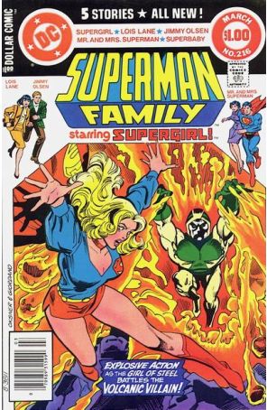 The Superman Family 216 (Newsstand) published by DC with cover art by Bob Oksner