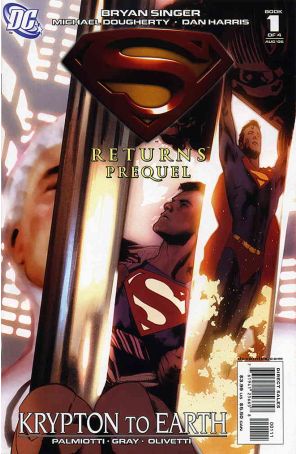 Superman Returns Prequel 1 published by DC with cover art by Adam Hughes