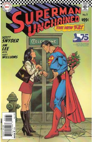 Superman Unchained 1E published by DC with cover art by Jose Luis Garcia-Lopéz