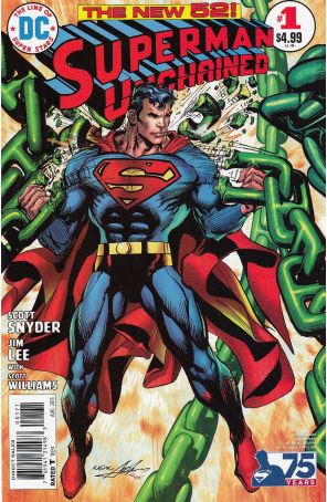Superman Unchained 1F published by DC with cover art by Neal Adams