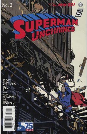 Superman Unchained 2C published by DC with cover art by John Paul Leon