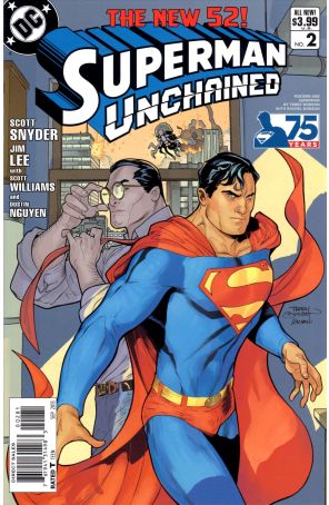 Superman Unchained 2G published by DC with cover art by Terry Dodson