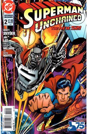 Superman Unchained 2H published by DC with cover art by Jon Bogdanove