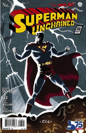 Superman Unchained 3C published by DC with cover art by Dave Bullock