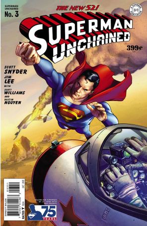 Superman Unchained 3D published by DC with cover art by J.G. Jones