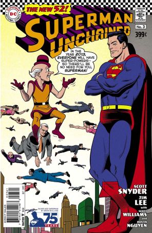 Superman Unchained 3E published by DC with cover art by Brian Bolland