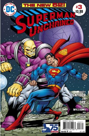 Superman Unchained 3F published by DC with cover art by Jim Starlin