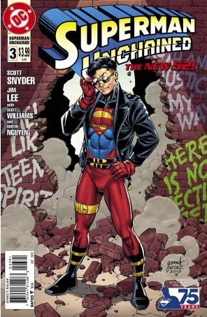 Superman Unchained 3H published by DC with cover art by Tom Grummett