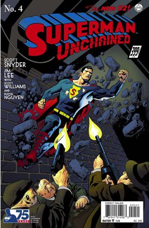 Superman Unchained 4C published by DC with cover art by Kevin Nowlan