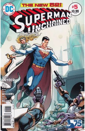 Superman Unchained 5F published by DC with cover art by Barry Kitson