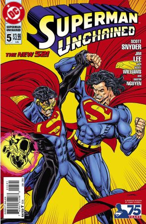 Superman Unchained 5H published by DC with cover art by Kerry Gammill
