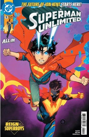 Superman Unlimited 11A published by DC with cover art by Dan Mora