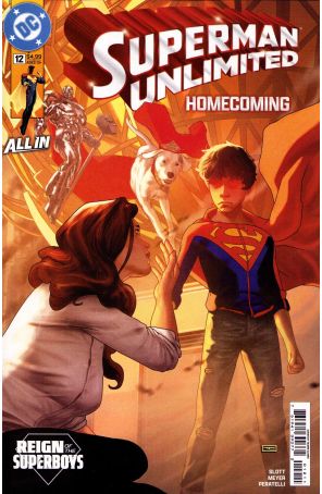 Superman Unlimited 12A published by DC with cover art by Taurin Clarke