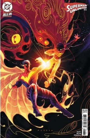 Superman Unlimited 13C published by DC with cover art by Karen S. Darboe