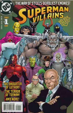 Superman Villains Secret Files 1 published by DC with cover art by Dan Jurgens