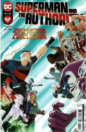 Superman and the Authority 4 published by DC with cover art by Mikel Janin