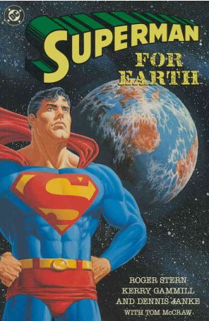 Superman for Earth 1 published by DC with cover art by Jerry Ordway