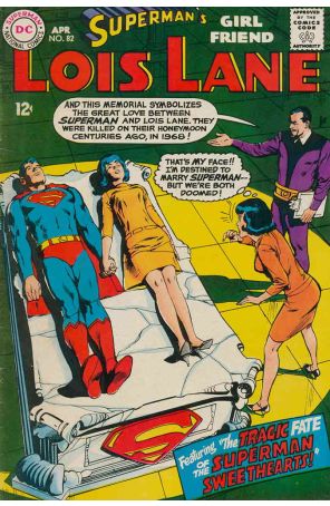 Superman's Girl Friend Lois Lane 82 published by DC with cover art by Neal Adams