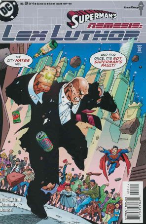 Superman's Nemesis: Lex Luthor 3 published by DC with cover art by Val Semeiks