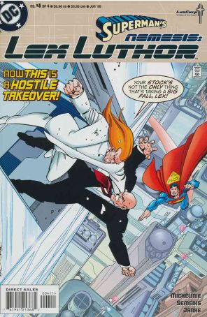 Superman's Nemesis: Lex Luthor 4 published by DC with cover art by Val Semeiks
