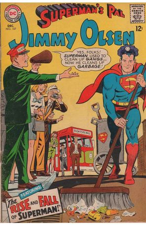 Superman's Pal Jimmy Olsen 107 published by DC with cover art by Curt Swan
