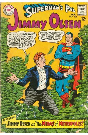 Superman's Pal Jimmy Olsen 108 published by DC with cover art by Curt Swan