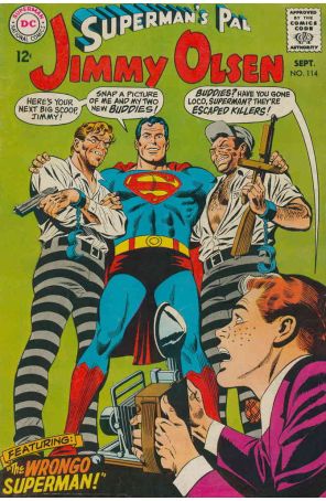 Superman's Pal Jimmy Olsen 114 published by DC with cover art by Curt Swan